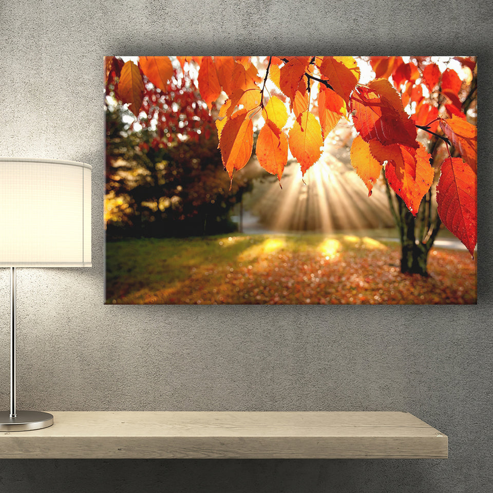 Fall Leaves Canvas  Canvas Prints Wall Art - Painting Canvas, Wall Decor, Canvas Art, For Sale