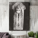 Falling Hair Black And White Print, Man Ray Canvas Prints Wall Art Home Decor
