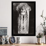 Falling Hair Black And White Print, Man Ray Framed Art Print Wall Art Decor,Framed Picture