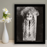 Falling Hair Black And White Print, Man Ray Framed Art Print Wall Art Decor,Framed Picture