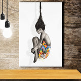 Falling Out Of Consciousness Graffiti Art, Canvas Prints Wall Art Home Decor, Ready to Hang