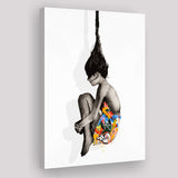 Falling Out Of Consciousness Graffiti Art, Canvas Prints Wall Art Home Decor, Ready to Hang