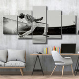 Famous Canvas, Freddie Mercury Music Art 5 Panels, Canvas Prints Wall Art Decor, Large Canvas Art