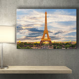 Famous Places Art Canvas, Eiffel Tower Paris Famous Cities Art  Canvas Prints Wall Art, Home Living Room Decor, Large Canvas