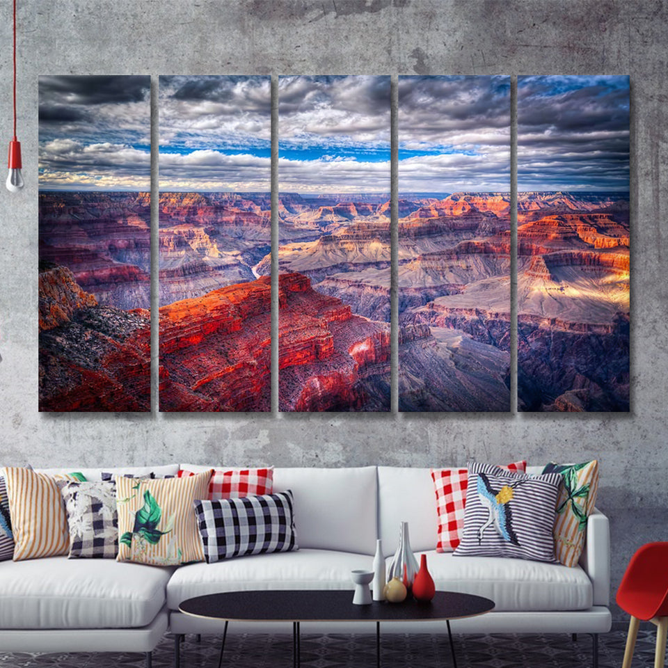Grand Canyon Canvas - Natuur wanddecoratie Grand Canyon Canvas - Natuur wanddecoratie