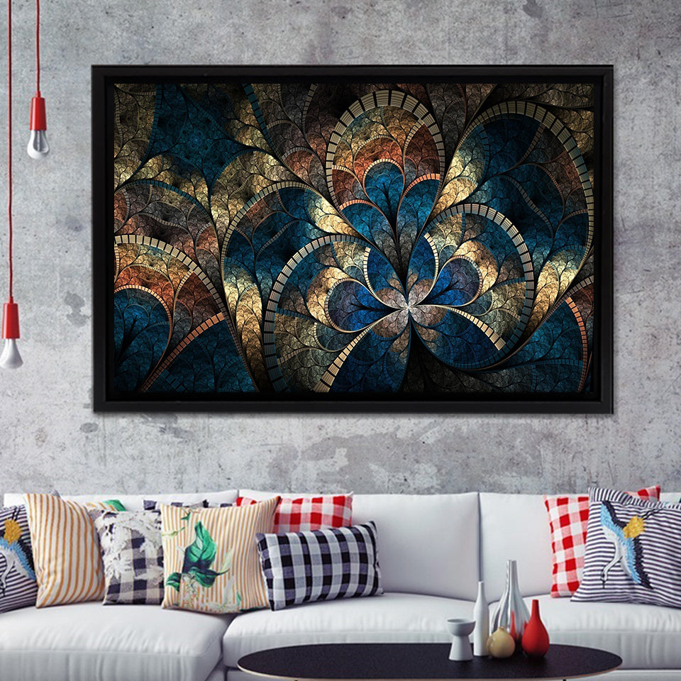 Fantasy Flowers Framed Canvas Prints - Painting Canvas, Art Prints,  Wall Art, Home Decor, Prints for Sale