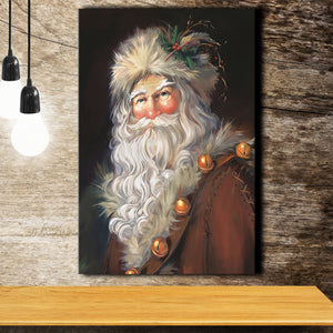 Father Christmas Canvas Xmas Prints Wall Art - Painting Canvas, Home Wall Decor, Canvas Gift, Prints for Sale