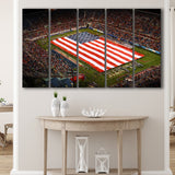 Fau stadium in Florida, Stadium Canvas, Sport Art, Gift for him, Multi Panels B, Canvas Prints Wall Art Decor