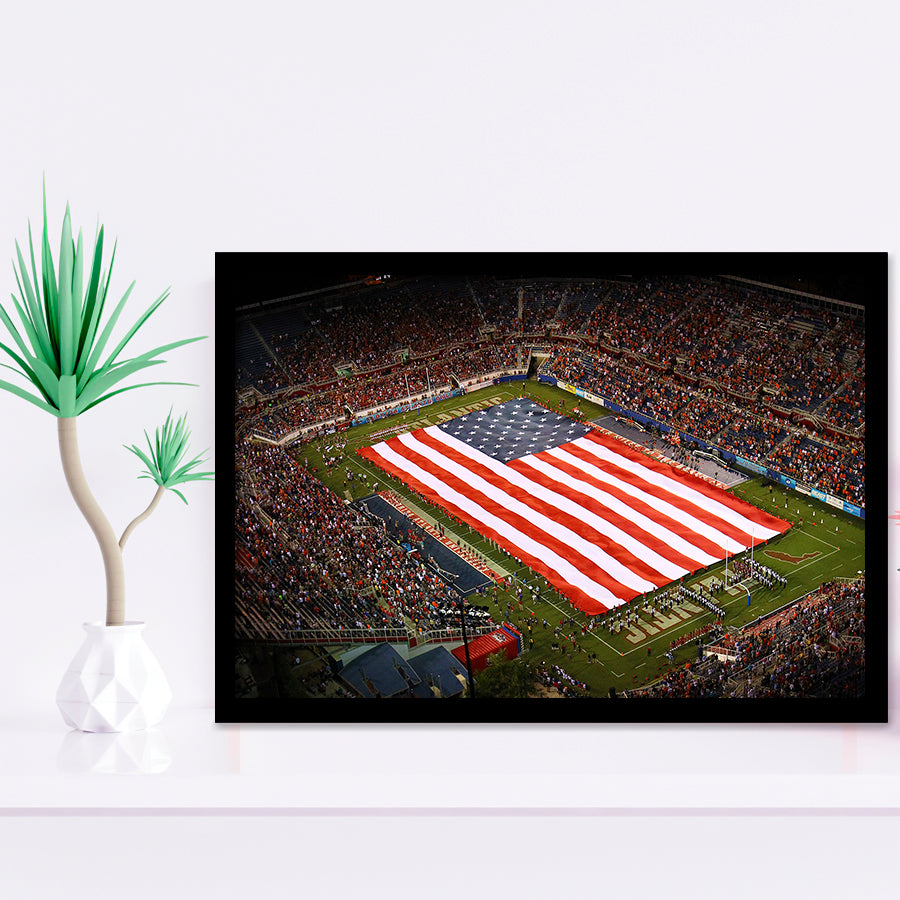 Fau stadium in Florida, Stadium Canvas, Sport Art, Gift for him, Framed Art Prints Wall Art Decor, Framed Picture