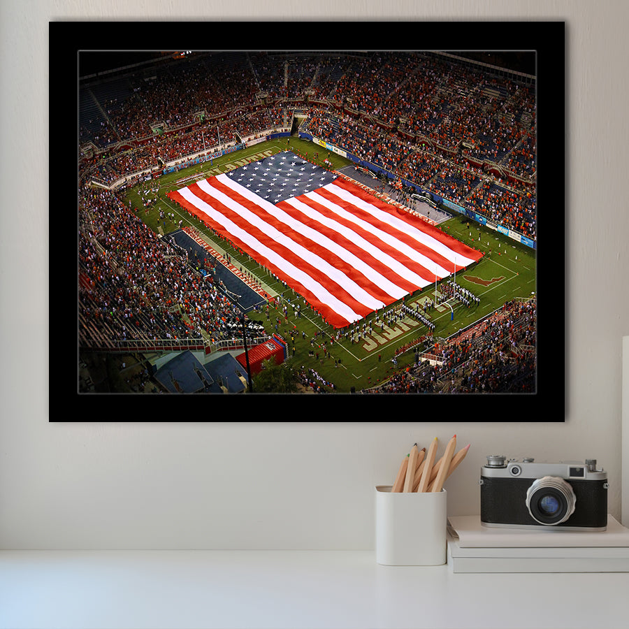 Fau stadium in Florida, Stadium Canvas, Sport Art, Gift for him, Framed Art Prints Wall Art Decor, Framed Picture