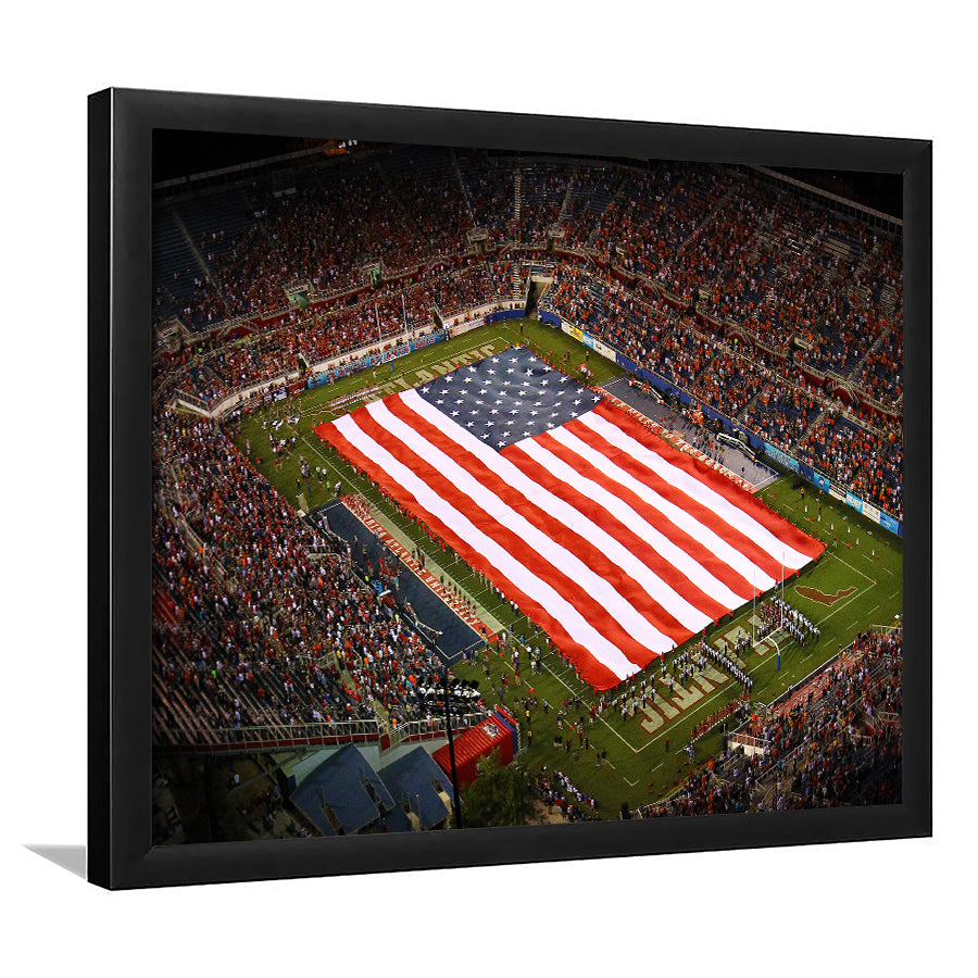 Fau stadium in Florida, Stadium Canvas, Sport Art, Gift for him, Framed Art Prints Wall Art Decor, Framed Picture