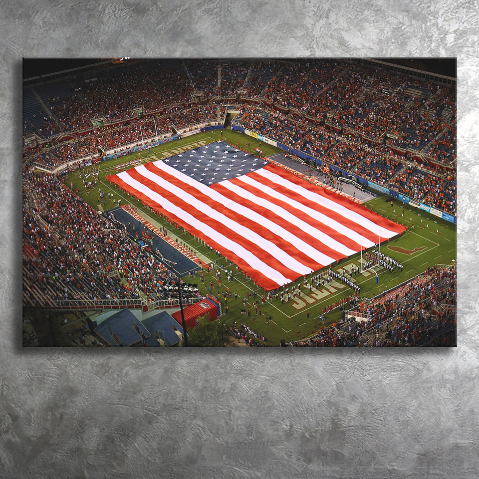 Fau stadium in Florida, Stadium Canvas, Sport Art, Gift for him, Fan Gift, Canvas Prints Wall Art Decor