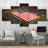 Fau stadium in Florida, Stadium Canvas, Sport Art, Large Canvas, Multi Panels, Canvas Prints Wall Art Decor