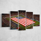Fau stadium in Florida, Stadium Canvas, Sport Art, Large Canvas, Multi Panels, Canvas Prints Wall Art Decor