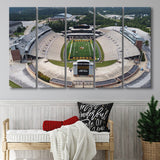 Faurot Field Stadium Canvas Prints Missouri Tigers Wall Art American,Multi Panels B,Sport Stadium Art Prints, Fan Gift