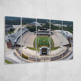 Faurot Field Stadium Canvas Prints Missouri Tigers Wall Art American,Multi Panels B,Sport Stadium Art Prints, Fan Gift
