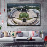 Faurot Field Stadium Framed Canvas Prints Missouri Tigers Wall Art American,Sport Stadium Art Prints, Fan Gift