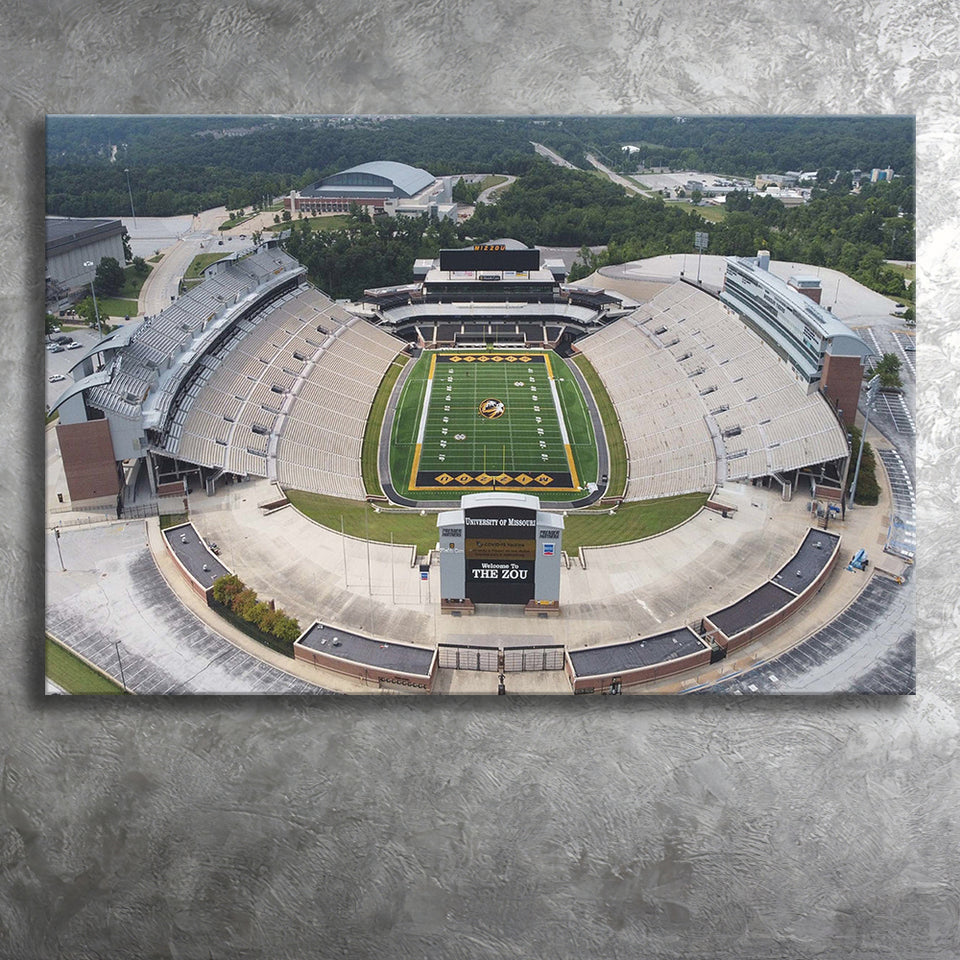 Faurot Field Stadium Canvas Prints Missouri Tigers Wall Art American,Sport Stadium Art Prints, Fan Gift, Wall Decor