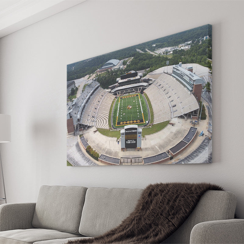 Faurot Field Stadium Canvas Prints Missouri Tigers Wall Art American,Sport Stadium Art Prints, Fan Gift, Wall Decor