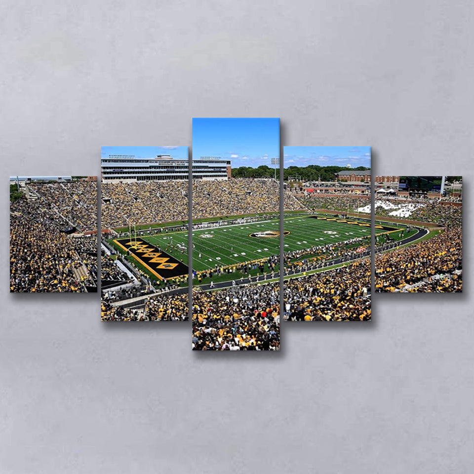 Faurot field at Memorial Stadium, Stadium Canvas, Sport Art, Large Canvas, Multi Panels, Canvas Prints Wall Art Decor