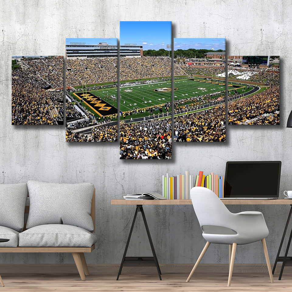 Faurot field at Memorial Stadium, Stadium Canvas, Sport Art, Large Canvas, Multi Panels, Canvas Prints Wall Art Decor