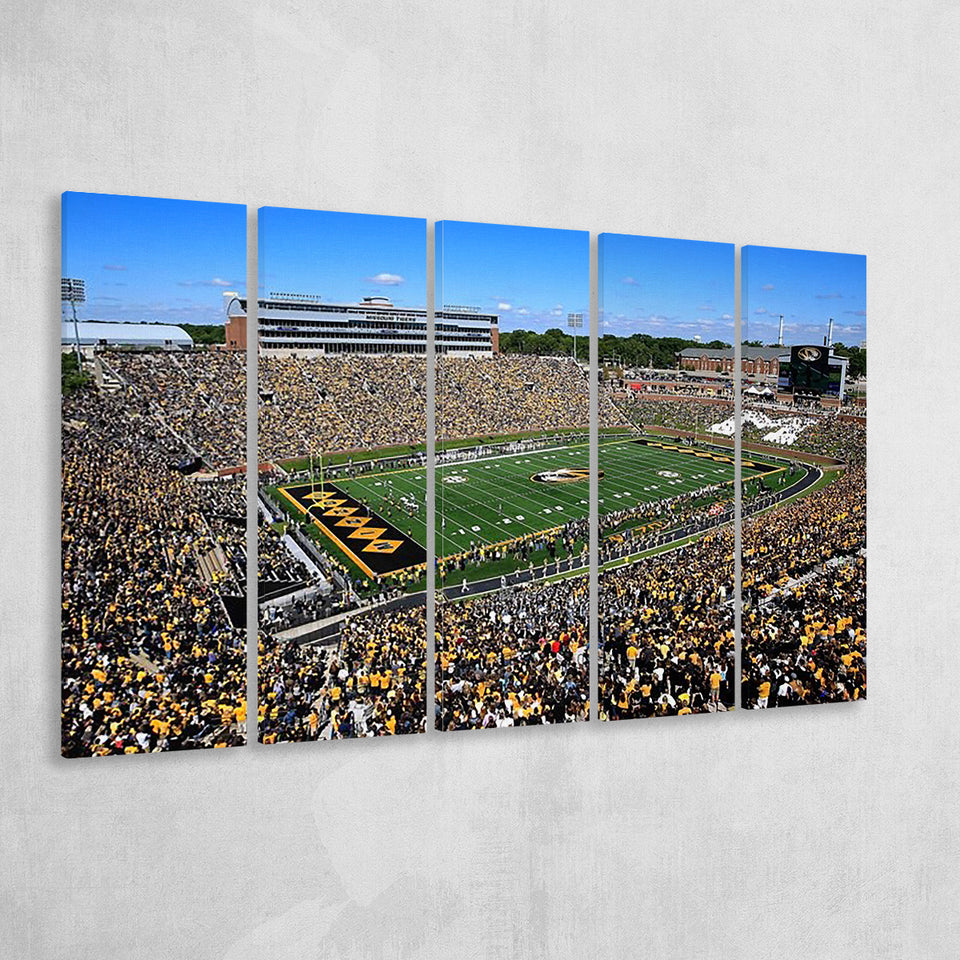 Faurot field at Memorial Stadium, Stadium Canvas, Sport Art, Gift for him, Multi Panels B, Canvas Prints Wall Art Decor