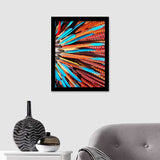 Feathe Headdress Colorfull Framed Wall Art Prints - Painting prints, Framed Prints,Framed Art, Prints for Sale