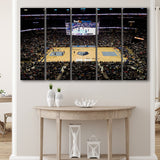 FedEx Forum Stadium Canvas Prints Memphis Grizzlies Wall Art Basketball,Multi Panels B,Sport Stadium Art Prints, Fan Gift