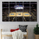 FedEx Forum Stadium Canvas Prints Memphis Grizzlies Wall Art Basketball,Multi Panels B,Sport Stadium Art Prints, Fan Gift