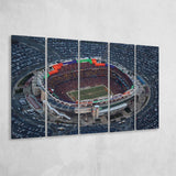 Fedex Field Aerial View, Stadium Canvas, Sport Art, Gift for him, Multi Panels B, Canvas Prints Wall Art Decor