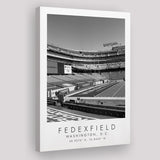 Fedexfield Washington Football Team Football Lovers Black And White Art Canvas Prints Wall Art Home Decor