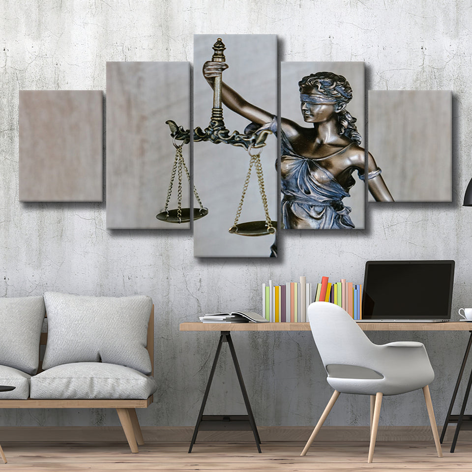 Femida Gift for Lawyer Office Decor Multi Panels,Canvas Prints Wall Art Home Decor