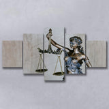 Femida Gift for Lawyer Office Decor Multi Panels,Canvas Prints Wall Art Home Decor