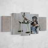 Femida Gift for Lawyer Office Decor Multi Panels,Canvas Prints Wall Art Home Decor