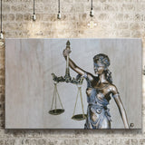 Femida Gift for Lawyer Office Decor Canvas Prints Wall Art Home Decor - Painting Canvas, Ready to hang