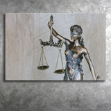 Femida Gift for Lawyer Office Decor Canvas Prints Wall Art Home Decor - Painting Canvas, Ready to hang