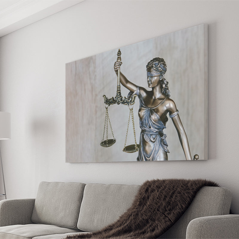 Femida Gift for Lawyer Office Decor Canvas Prints Wall Art Home Decor - Painting Canvas, Ready to hang