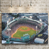 Fenway Park Aerial View, Stadium Canvas, Sport Art, Gift for him, Fan Gift, Canvas Prints Wall Art Decor