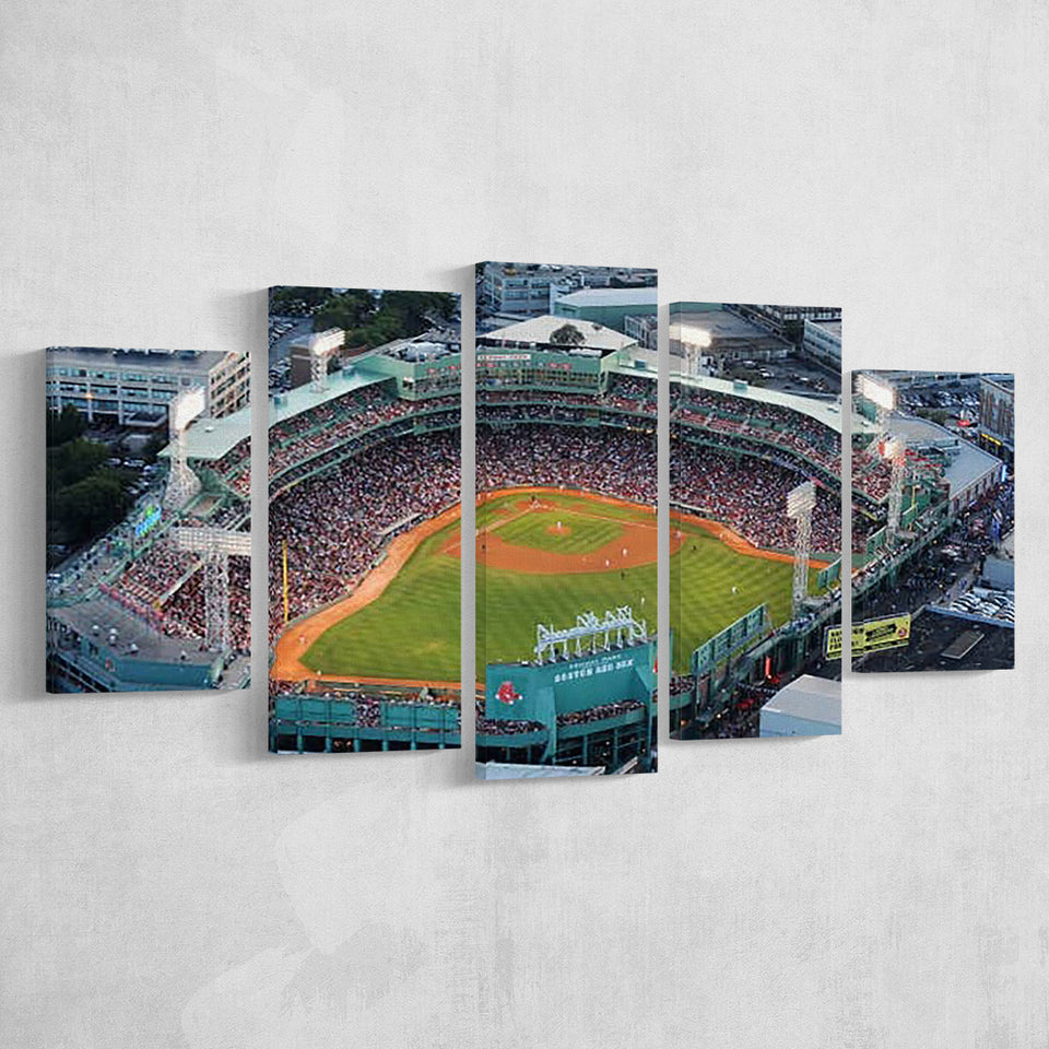 Fenway Park Aerial View, Stadium Canvas, Sport Art, Large Canvas, Multi Panels, Canvas Prints Wall Art Decor