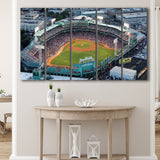 Fenway Park Aerial View, Stadium Canvas, Sport Art, Gift for him, Multi Panels B, Canvas Prints Wall Art Decor
