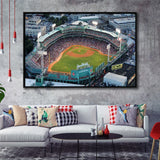 Fenway Park Aerial View, Stadium Canvas, Sport Art, Gift for him, Framed Canvas Prints Wall Art Decor, Framed Picture