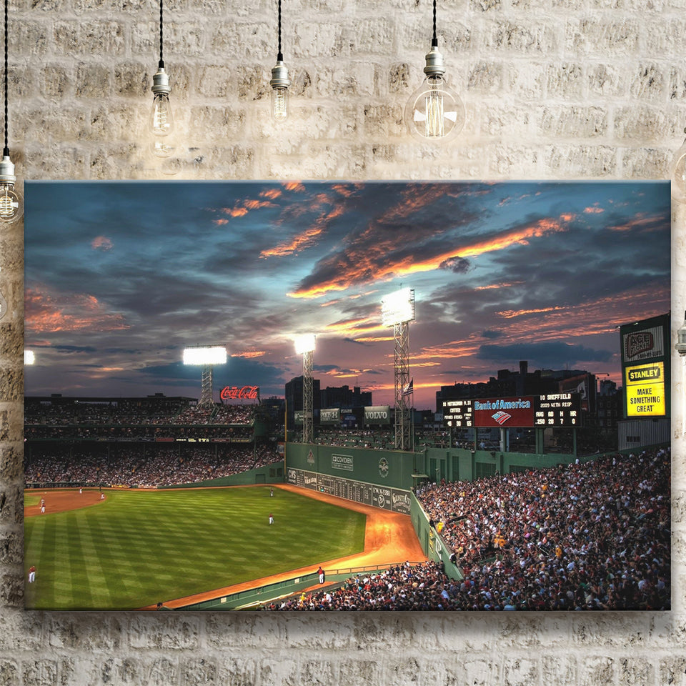 Fenway Park Boston Massachusetts, Stadium Canvas, Sport Art, Gift for him, Fan Gift, Canvas Prints Wall Art Decor