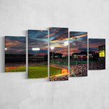 Fenway Park Boston Massachusetts, Stadium Canvas, Sport Art, Large Canvas, Multi Panels, Canvas Prints Wall Art Decor