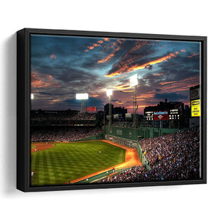 Fenway Park Boston Massachusetts, Stadium Canvas, Sport Art, Gift for him, Framed Canvas Prints Wall Art Decor, Framed Picture