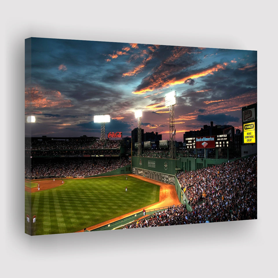 Fenway Park Boston Massachusetts, Stadium Canvas, Sport Art, Gift for him, Fan Gift, Canvas Prints Wall Art Decor