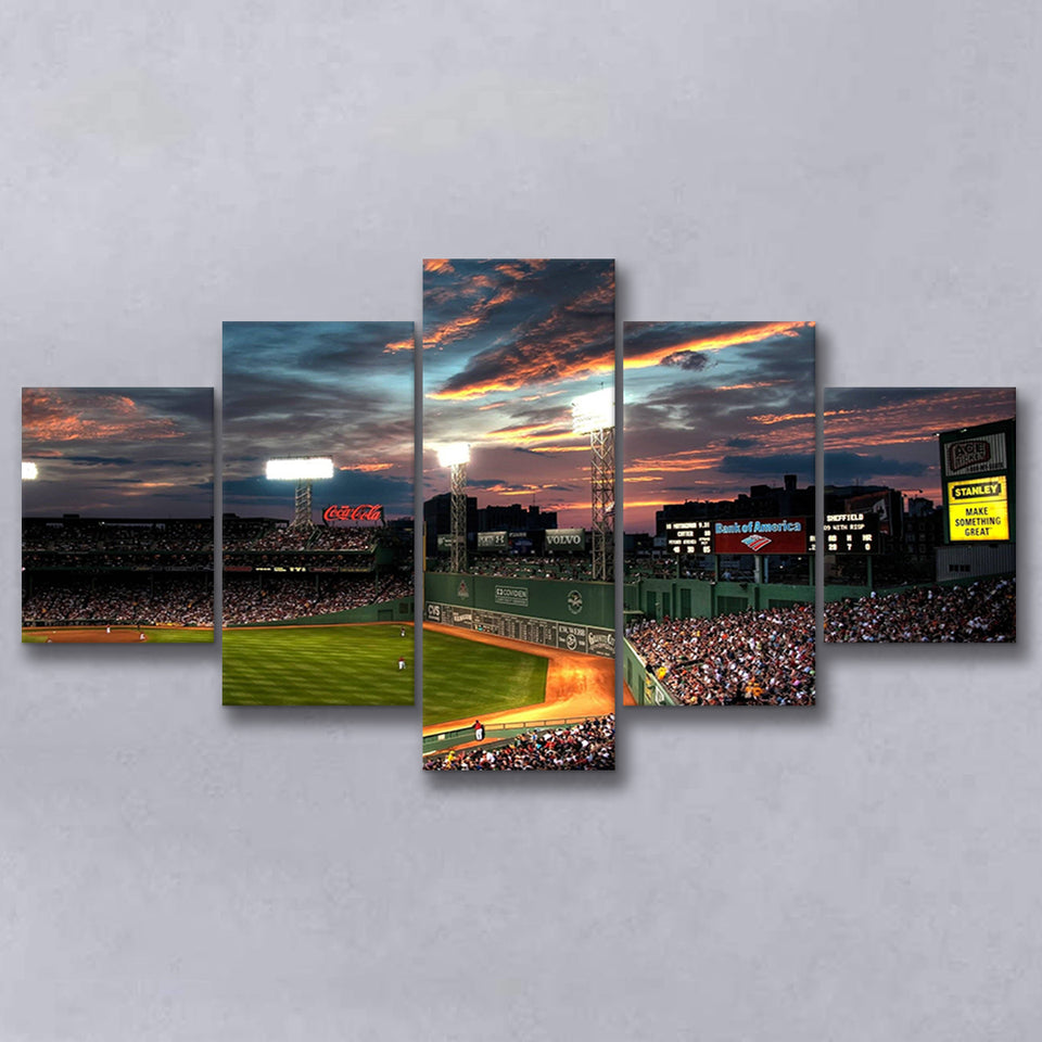 Fenway Park Boston Massachusetts, Stadium Canvas, Sport Art, Large Canvas, Multi Panels, Canvas Prints Wall Art Decor
