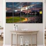 Fenway Park Boston Massachusetts, Stadium Canvas, Sport Art, Gift for him, Multi Panels B, Canvas Prints Wall Art Decor