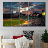 Fenway Park Boston Massachusetts, Stadium Canvas, Sport Art, Gift for him, Multi Panels B, Canvas Prints Wall Art Decor