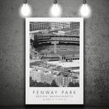 Fenway Park Boston Red Sox Baseball Lovers Black And White Art Canvas Prints Wall Art Home Decor
