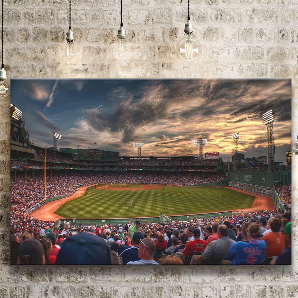 Fenway Park Stadium Canvas Prints Baseball Stadium,Sport Stadium Art Prints, Fan Gift, Wall Decor